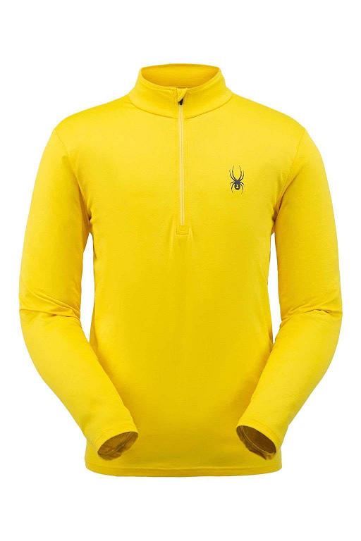 Top Spyder Prospect Zip T-Neck Amarillos Para Hombre Mexico MX13570